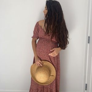 Pinkblush maternity maxi dress